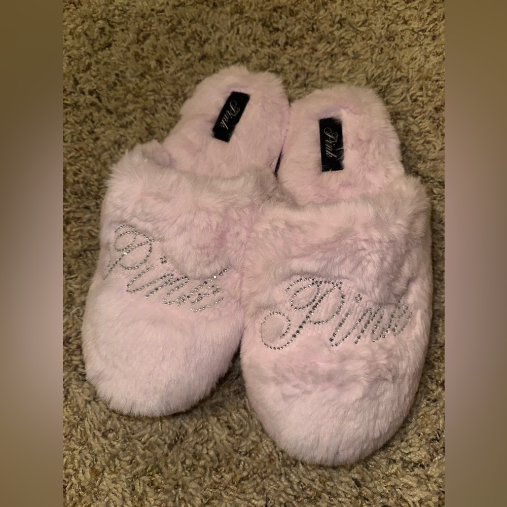 Pink Fluffy Slippers sexy large large 💗🩷🤍💕
